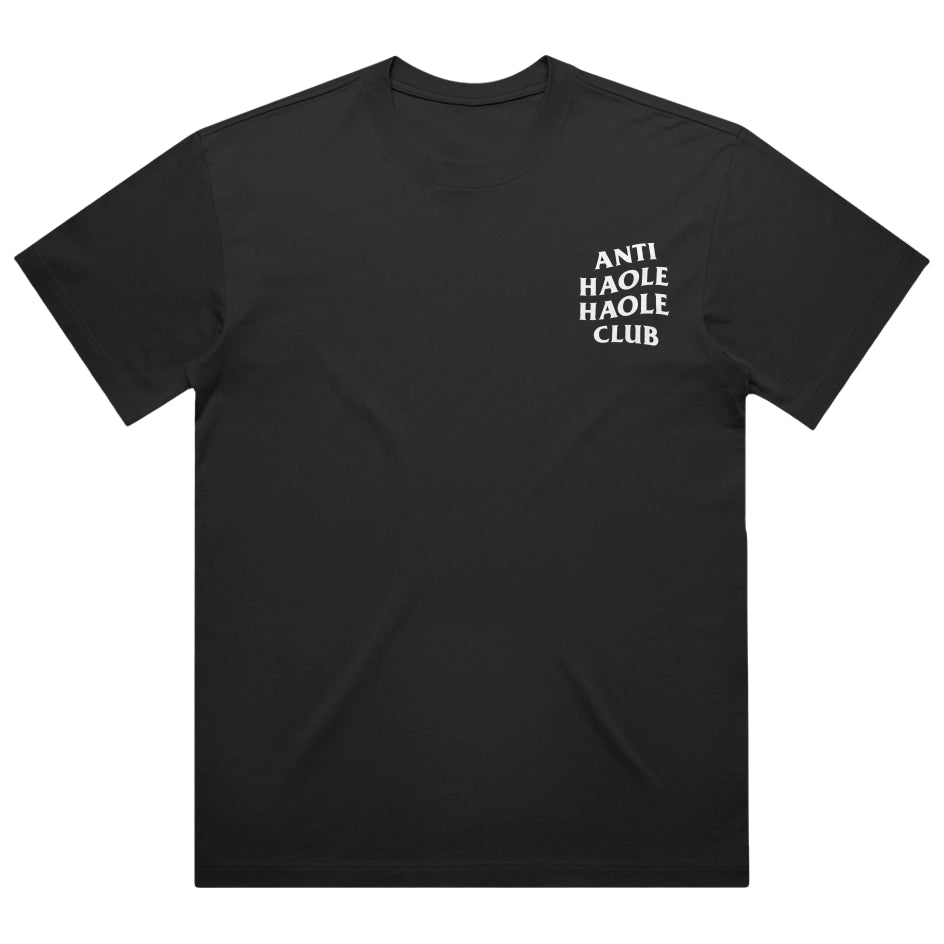 AHHC Heavy Weight Box Tee - Final White on Black
