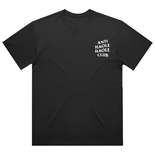 AHHC Heavy Weight Box Tee - Final White on Black